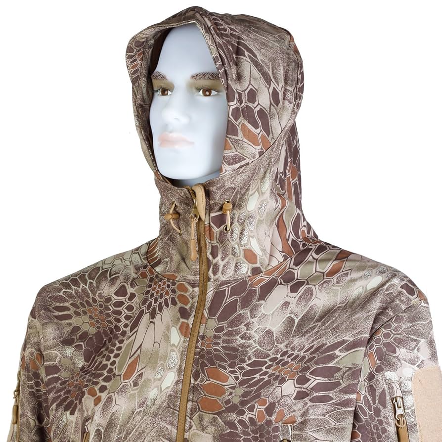 ソフトシェルジャケット　クリプテック迷彩　マンドレイク KRYPTEK ハンターズソフトシェルジャケット - ハンティング